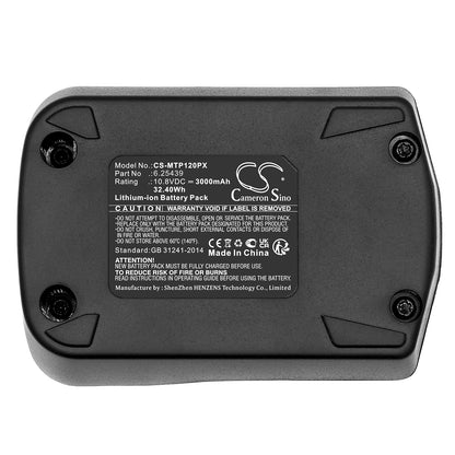 Replacement Battery for Metabo  PowerImpact 12 – Power Tools – 3000mAh / 32.40Wh / 10.8V