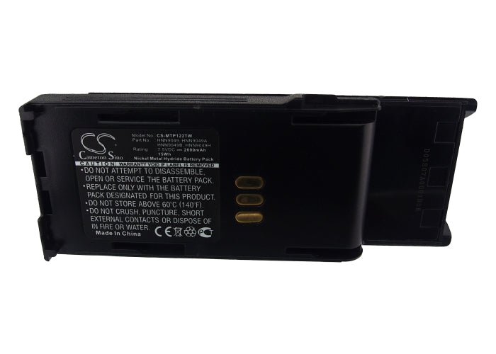 Replacement Battery for Motorola  Radius P1225 – Two-Way Radio – 2000mAh/15.0Wh / 7.5V