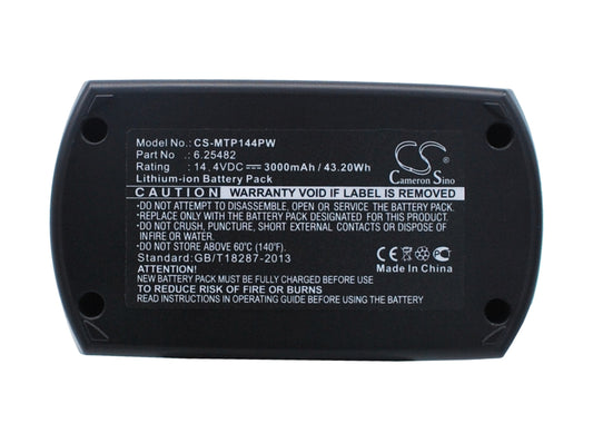 Replacement Battery for Metabo BSZ 14.4 – Power Tool – 3000mAh / 14.4V