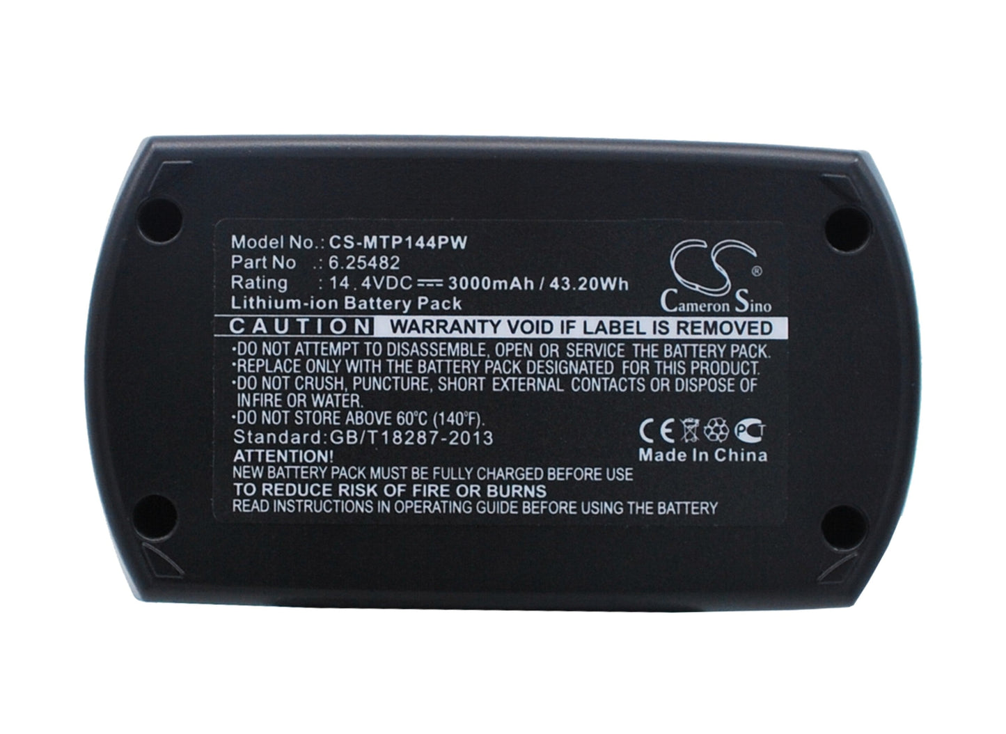 Replacement Battery for Metabo  BSZ 14.4 – Power Tools – 3000mAh / 43.20Wh / 14.4V