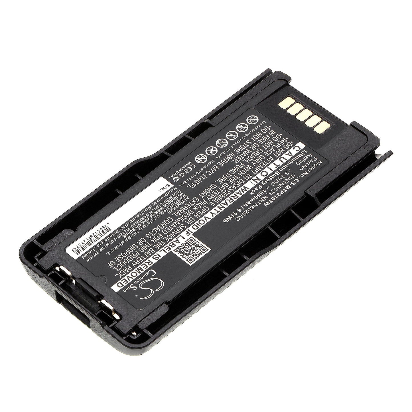 Replacement Battery for Motorola  MTP3100 – Two-Way Radio – 1650mAh / 6.1Wh / 3.7V