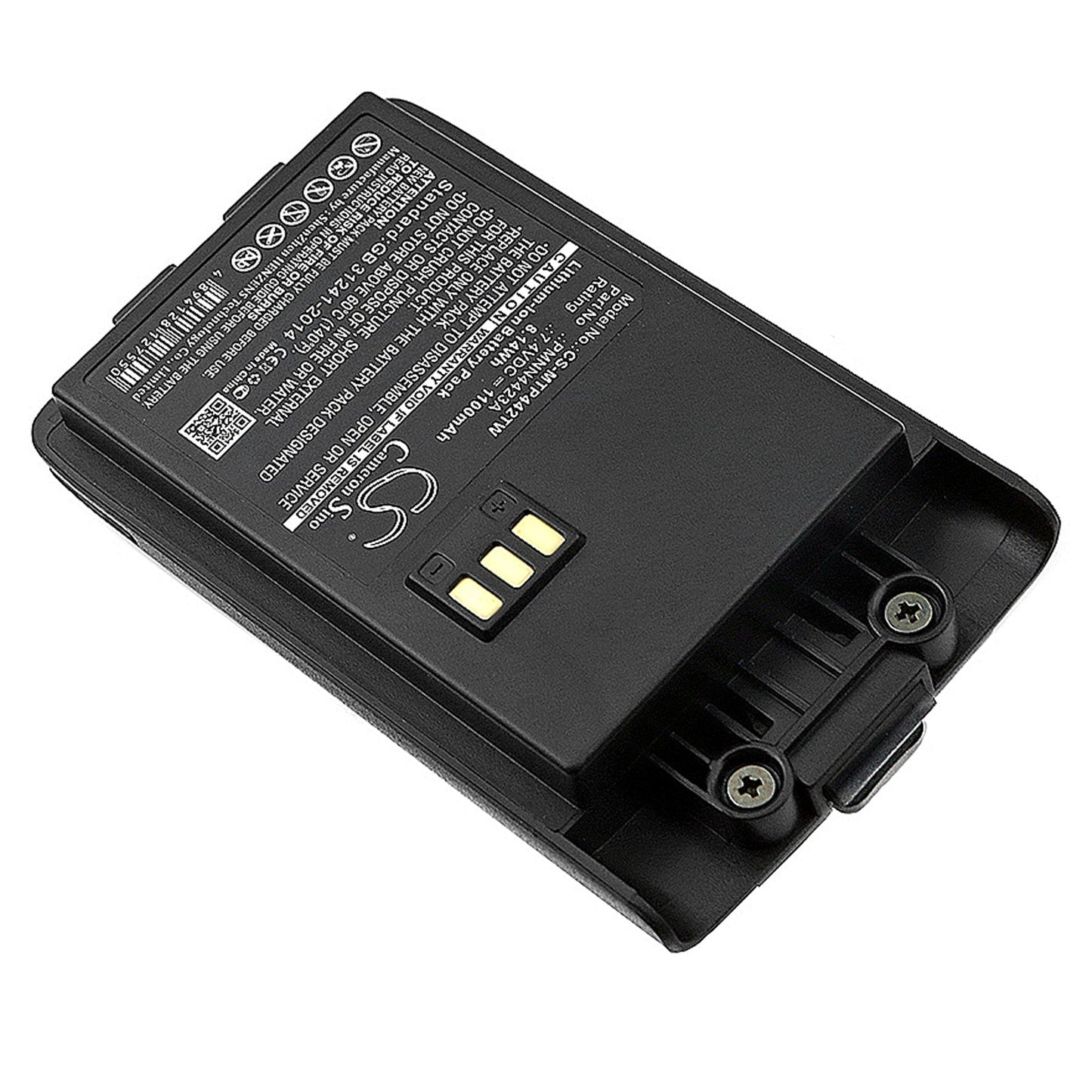 Replacement Battery for Motorola  Mag One Q11 – Two-Way Radio – 1100mAh / 8.14Wh / 7.4V