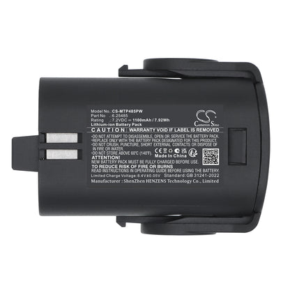 Replacement Battery for Metabo 6.25485 – Power Tool – 1100mAh / 7.2V