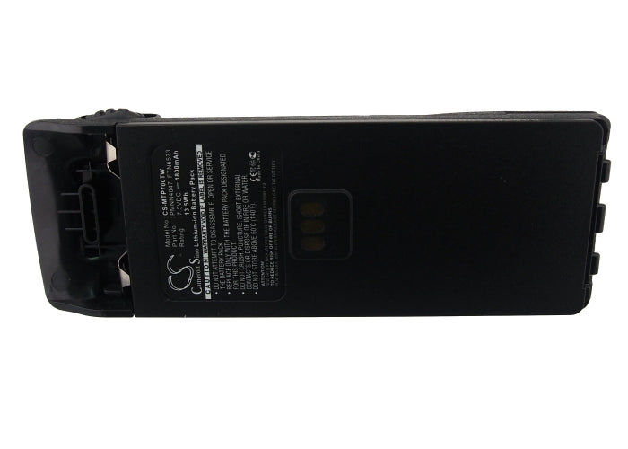 Replacement Battery for Motorola  MTP700 – Two-Way Radio – 1800mAh / 13.50Wh / 7.5V