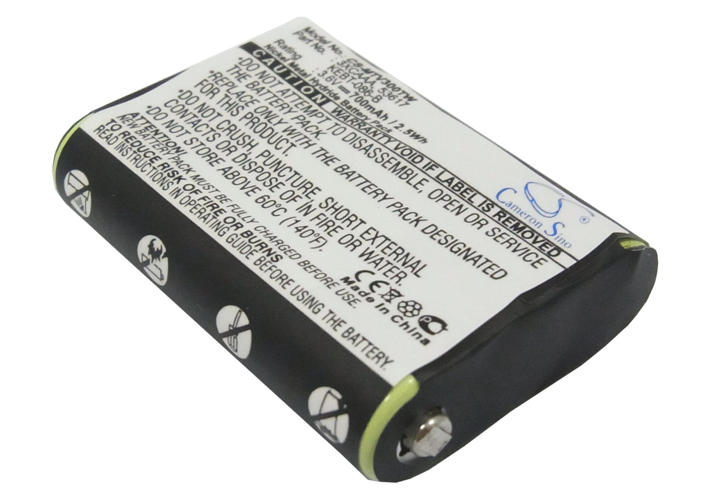 Replacement Battery for Motorola  FV300 – Two-Way Radio – 700mAh / 2.52Wh / 3.6V