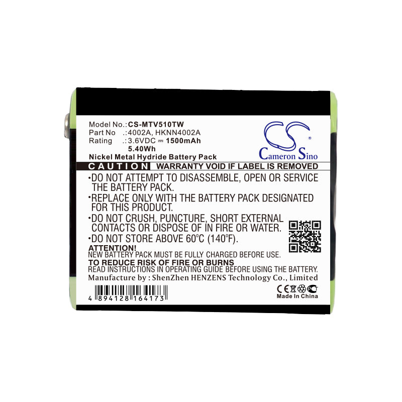 Replacement Battery for Motorola  EM1000 – Two-Way Radio – 700mAh / 2.52Wh / 3.6V