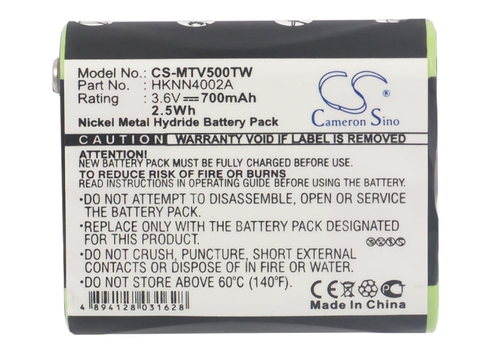 Replacement Battery for Motorola  EM1000 – Two-Way Radio – 700mAh / 2.52Wh / 3.6V