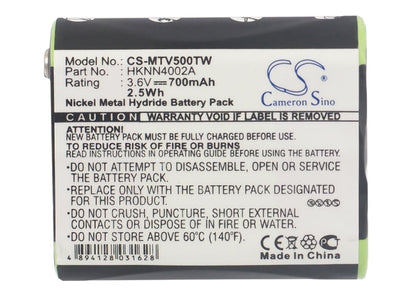 Replacement Battery for Motorola  EM1000 – Two-Way Radio – 700mAh / 2.52Wh / 3.6V