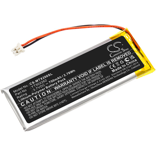 Replacement Battery for Midland BTX2 Pro – Wireless Headset – 750mAh / 3.7V