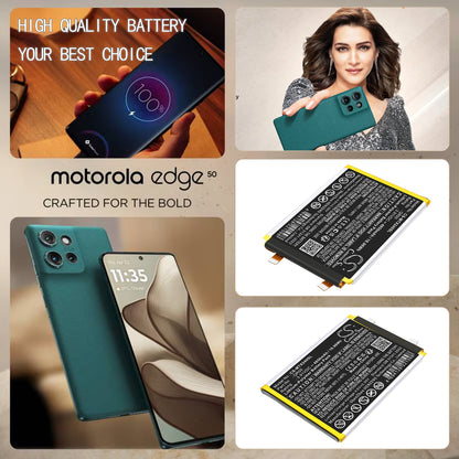 Replacement Battery for Motorola Moto Edge 50 5G – Mobile, SmartPhone – 4850mAh / 3.91V
