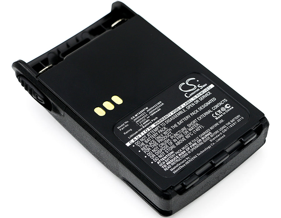 Replacement Battery for Motorola  EX500 – Two-Way Radio – 1800mAh / 12.96Wh / 7.2V