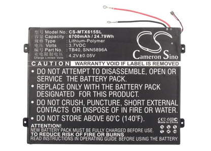 Replacement Battery for Motorola Xoom 2 10.1 – Tablet – 6700mAh / 3.7V - image 5