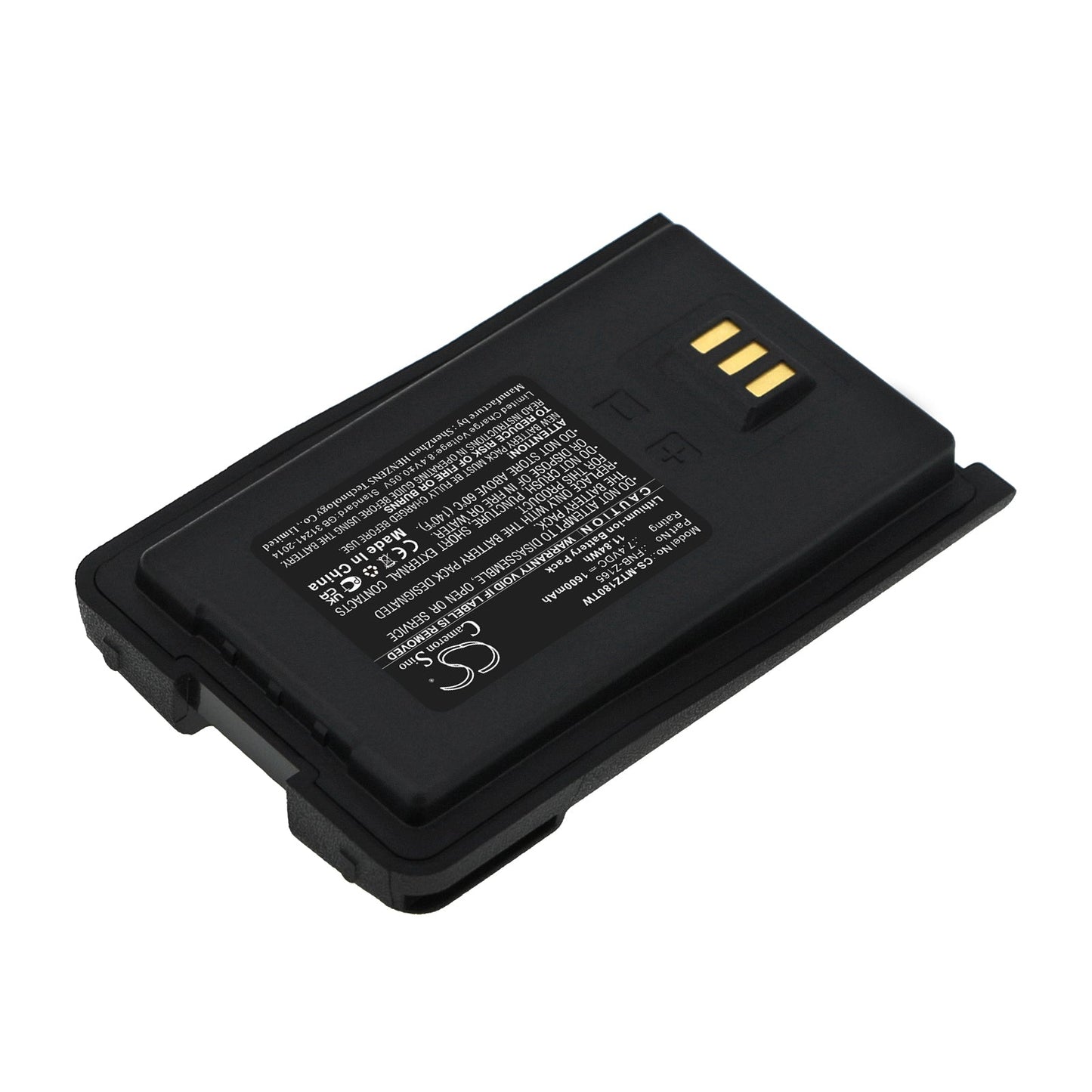 Replacement Battery for Motorola  VZ-10 – Two-Way Radio – 1600mAh / 11.84Wh / 7.4V