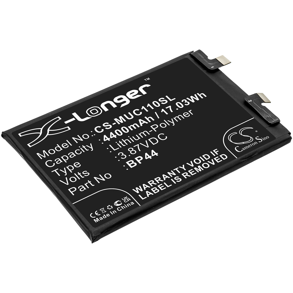 Replacement Battery for Xiaomi Civi 5G – Mobile, SmartPhone – 4400mAh / 3.87V