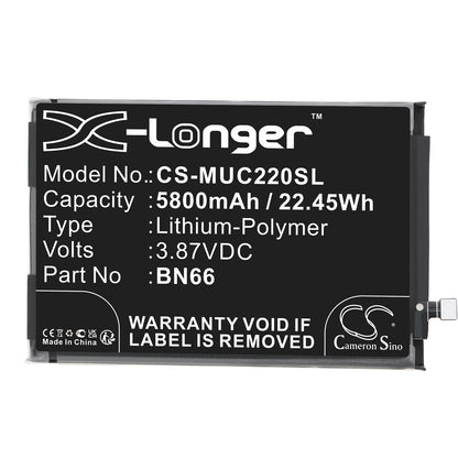 Replacement Battery for Poco C40 – Mobile, SmartPhone – 5800mAh / 3.87V