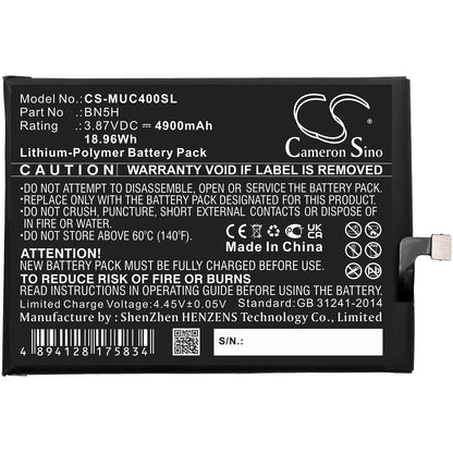 Replacement Battery for Xiaomi | Redmi | Poco Redmi Note 11E – Mobile, SmartPhone – 4900mAh / 3.87V
