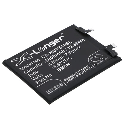 Replacement Battery for Poco F5 Pro 5G – Mobile, SmartPhone – 5000mAh / 3.87V