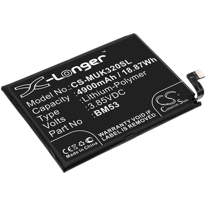 Replacement Battery for Redmi | Xiaomi K30s – Mobile, SmartPhone – 4900mAh / 3.85V