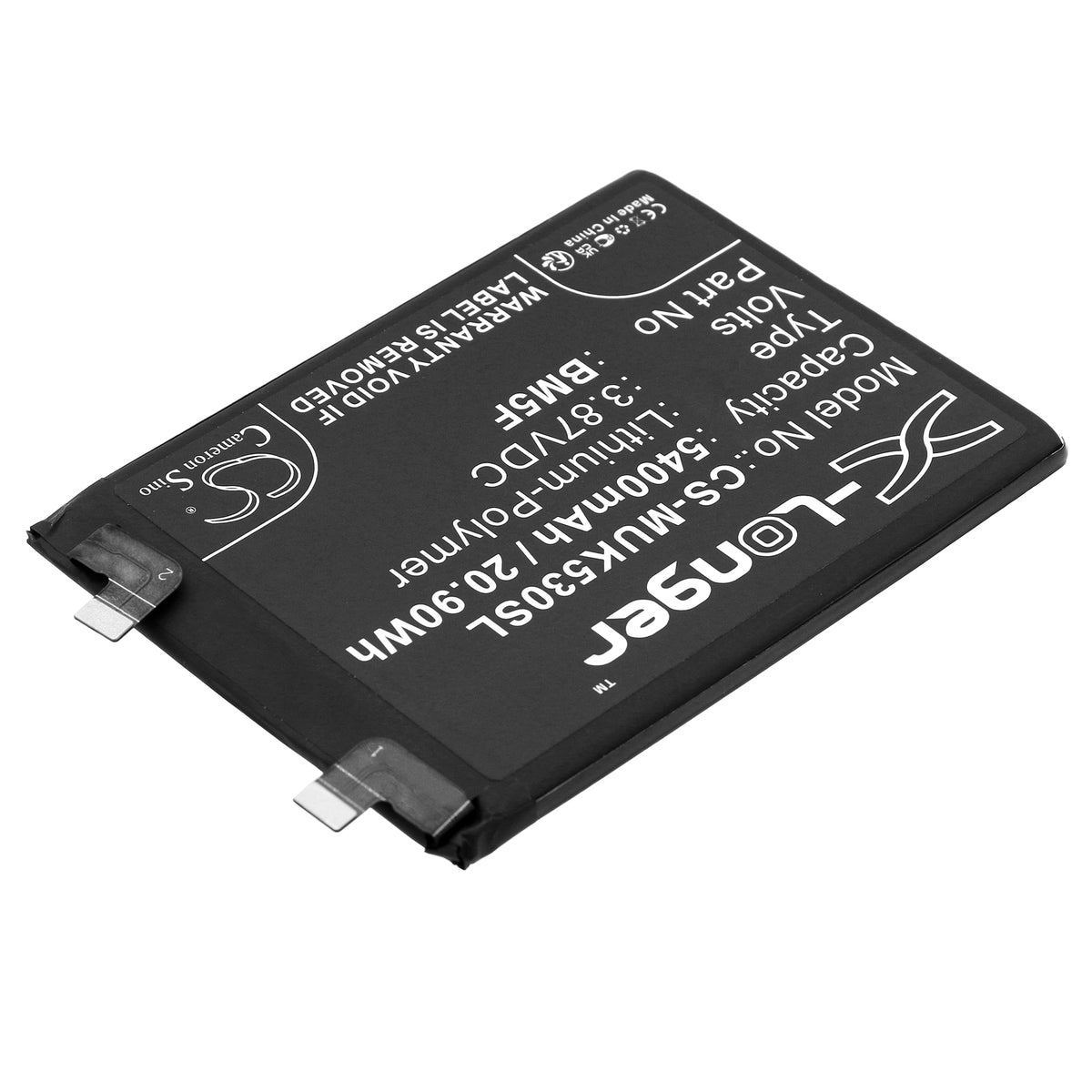 Replacement Battery for Redmi K50 – Mobile, SmartPhone – 5400mAh / 3.87V