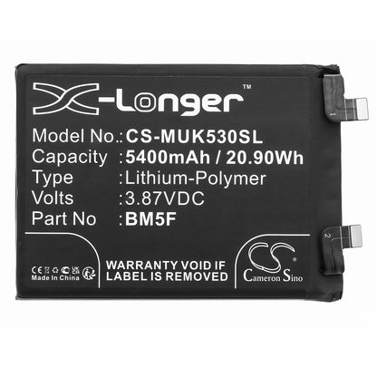 Replacement Battery for Redmi K50 – Mobile, SmartPhone – 5400mAh / 3.87V