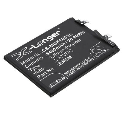 Replacement Battery for Redmi K60 – Mobile, SmartPhone – 5400mAh / 3.87V