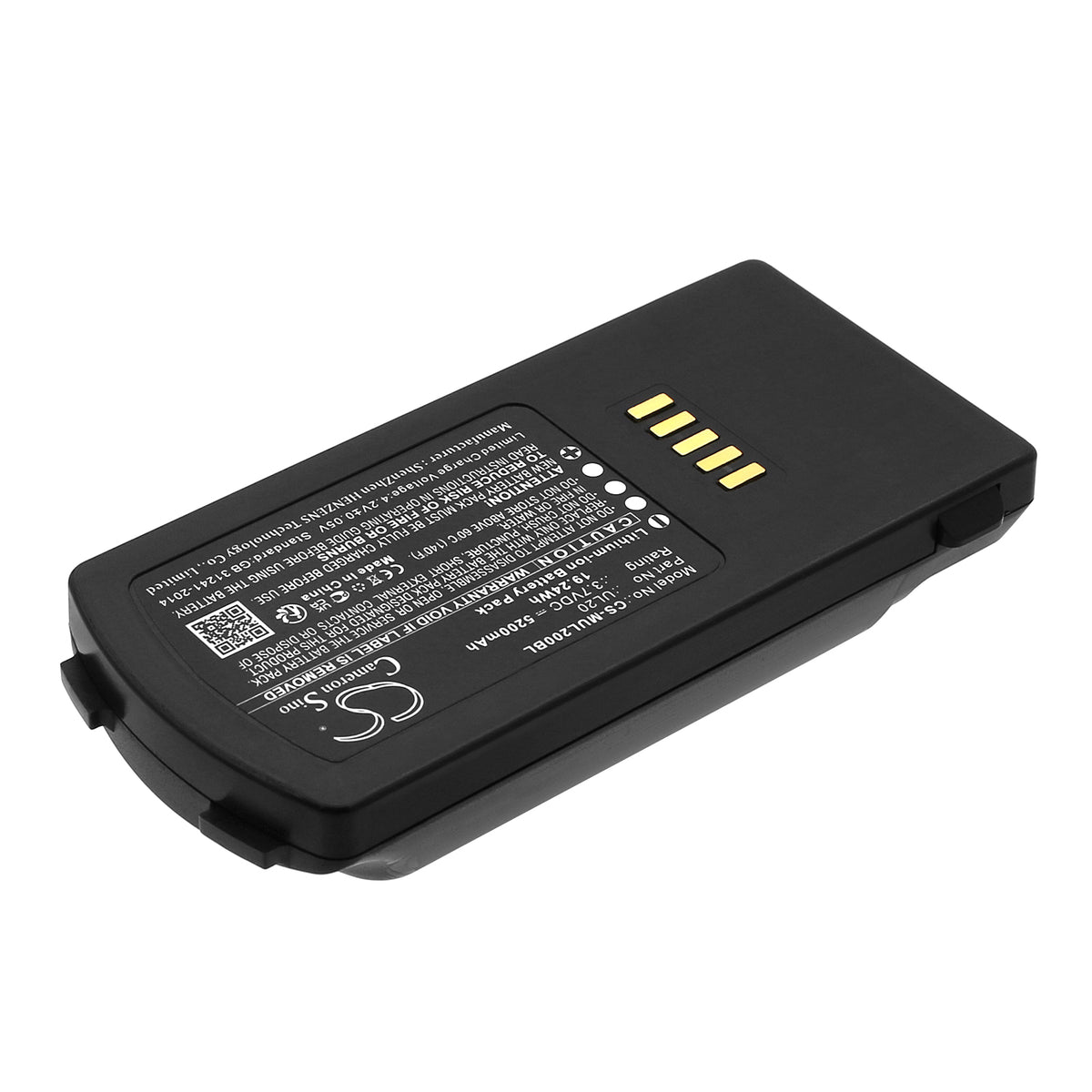 Replacement Battery for M3 Mobile UL20F – Barcode Scanner – 5200mAh / 3.7V