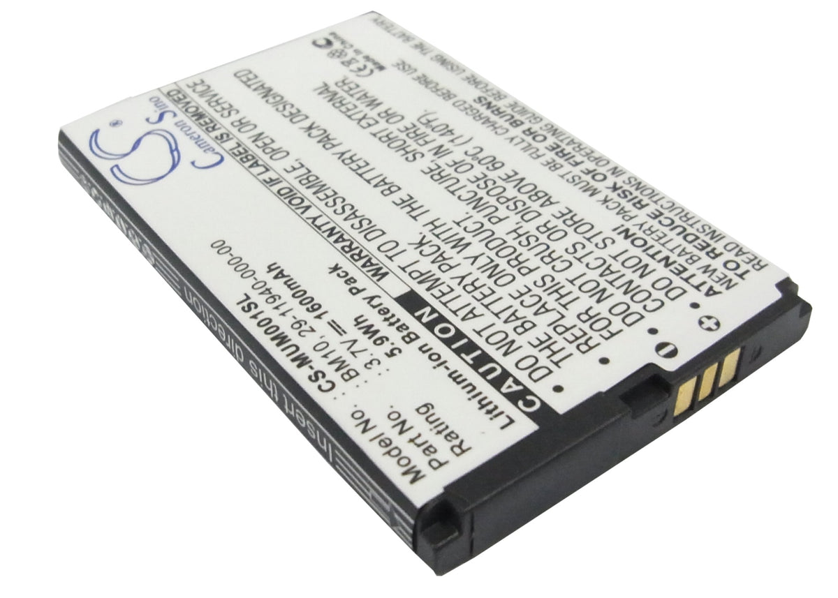 Replacement Battery for Xiaomi MI-ONE Plus – PDA, Pocket PC – 1600mAh / 3.7V