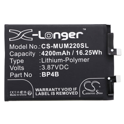 Replacement Battery for Xiaomi Mi 12 Lite 5G – Mobile, SmartPhone – 4200mAh / 3.87V