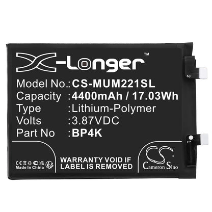 Replacement Battery for Xiaomi Note 12 Pro – Mobile, SmartPhone – 4400mAh / 3.87V