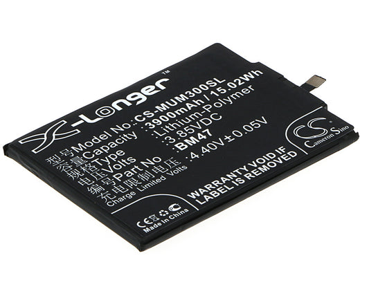 Replacement Battery for Xiaomi Redmi 3 – Mobile, SmartPhone – 3900mAh / 3.85V