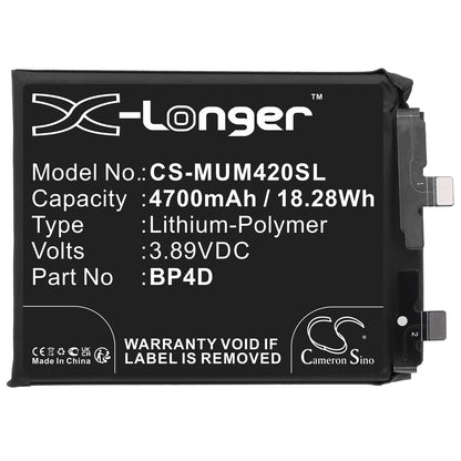 Replacement Battery for Xiaomi 13 Pro – Mobile, SmartPhone – 4700mAh / 3.89V