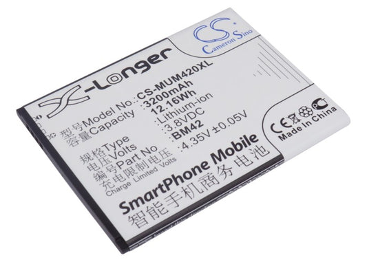 Replacement Battery for Xiaomi Note – Mobile, SmartPhone – 3200mAh / 3.8V