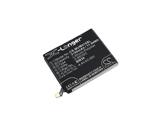 Replacement Battery for Xiaomi Mi 5s – Mobile, SmartPhone – 3100mAh / 3.85V