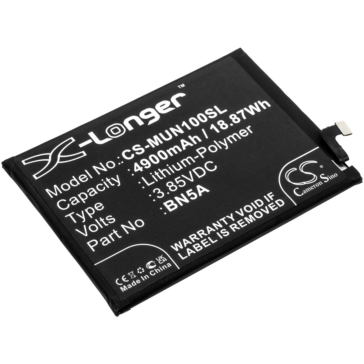 Replacement Battery for Redmi | Poco Note 10 5G – Mobile, SmartPhone – 4900mAh / 3.85V