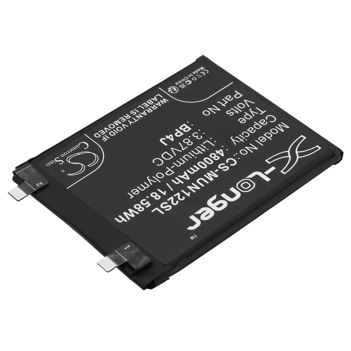 Replacement Battery for Redmi Note 12 Pro+ 5G – Mobile, SmartPhone – 4800mAh / 3.87V