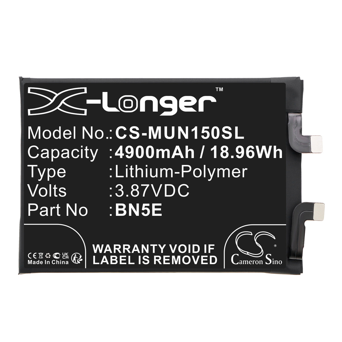 Replacement Battery for Xiaomi | Redmi Redmi Note 11E Pro – Mobile, SmartPhone – 4900mAh / 3.87V