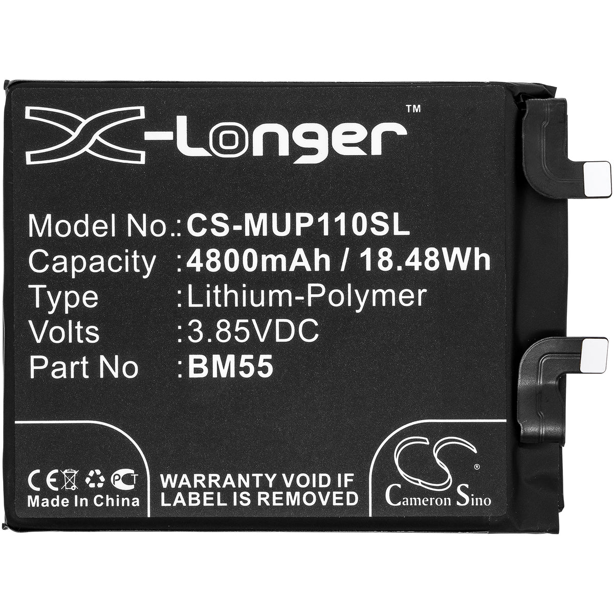Replacement Battery for Xiaomi Mi 11 Pro 5G – Mobile, SmartPhone – 4800mAh / 3.85V
