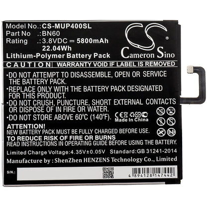 Replacement Battery for Xiaomi Mi Pad 4 – Tablet – 5800mAh / 3.8V - image 3