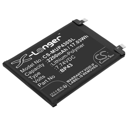 Replacement Battery for Xiaomi Mix 4 – Mobile, SmartPhone – 2200mAh / 7.74V