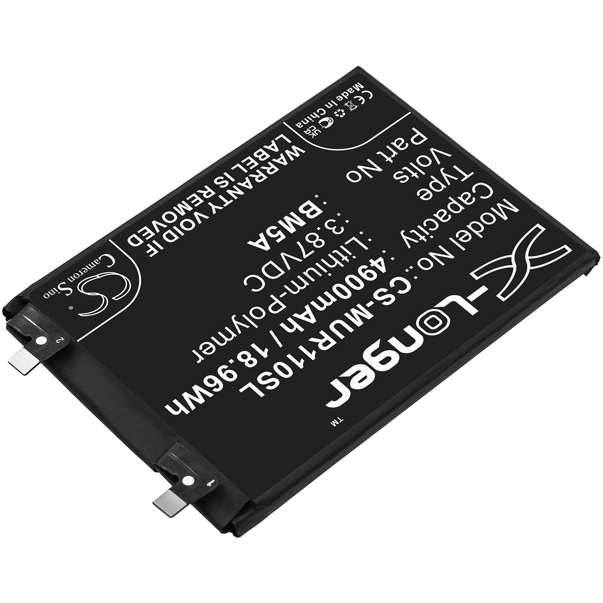 Replacement Battery for Xiaomi | Redmi Redmi Note 11 Pro – Mobile, SmartPhone – 4900mAh / 3.87V