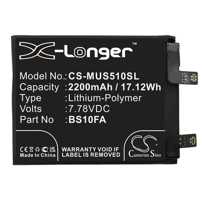 Replacement Battery for Xiaomi Black Shark 5S – Mobile, SmartPhone – 2200mAh / 7.78V