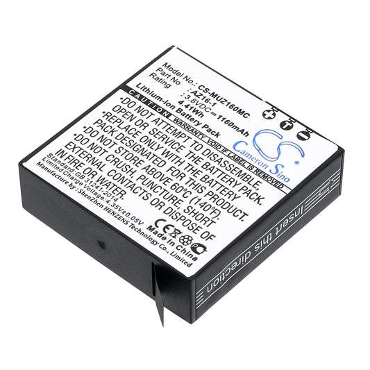 Replacement Battery for Xiaomi AZ16 – Camera – 1160mAh / 3.8V