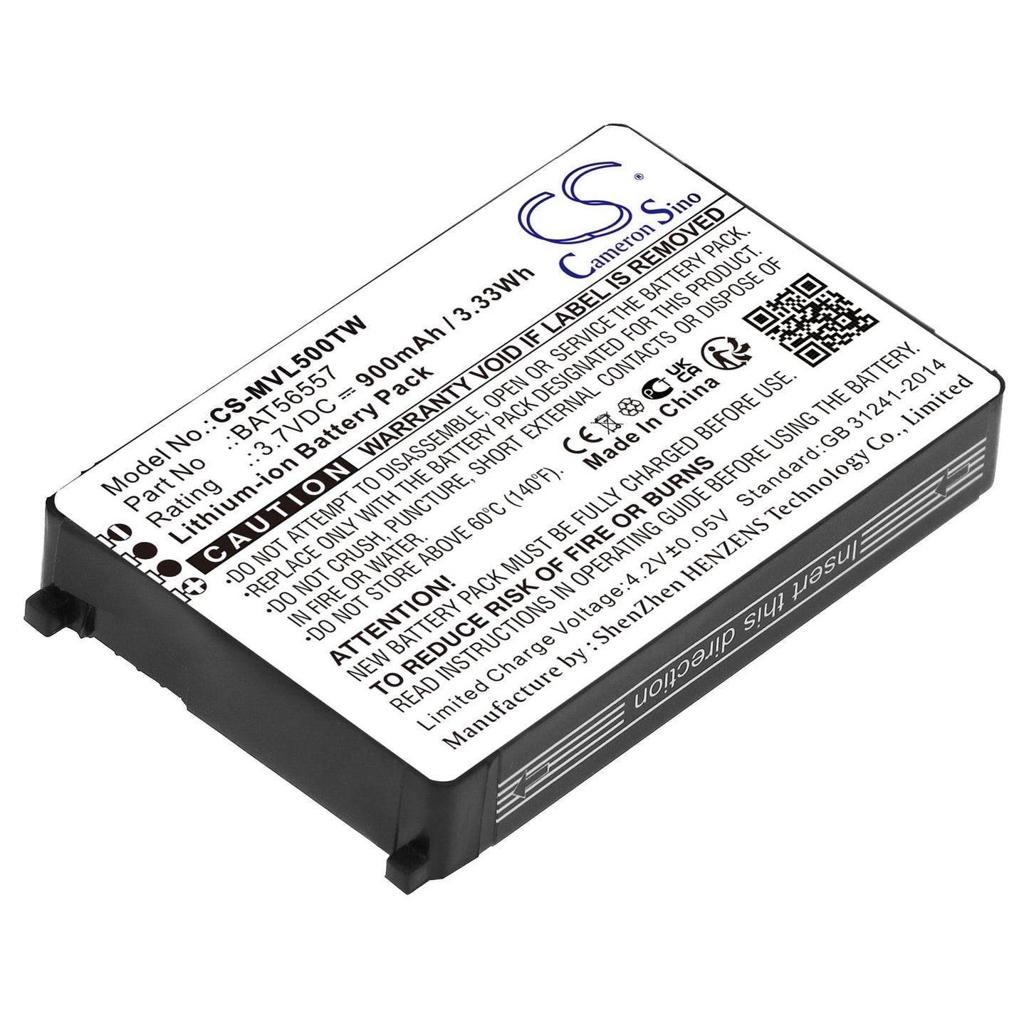 Replacement Battery for Motorola  CLS1000 – Two-Way Radio – 900mAh / 3.33Wh / 3.7V