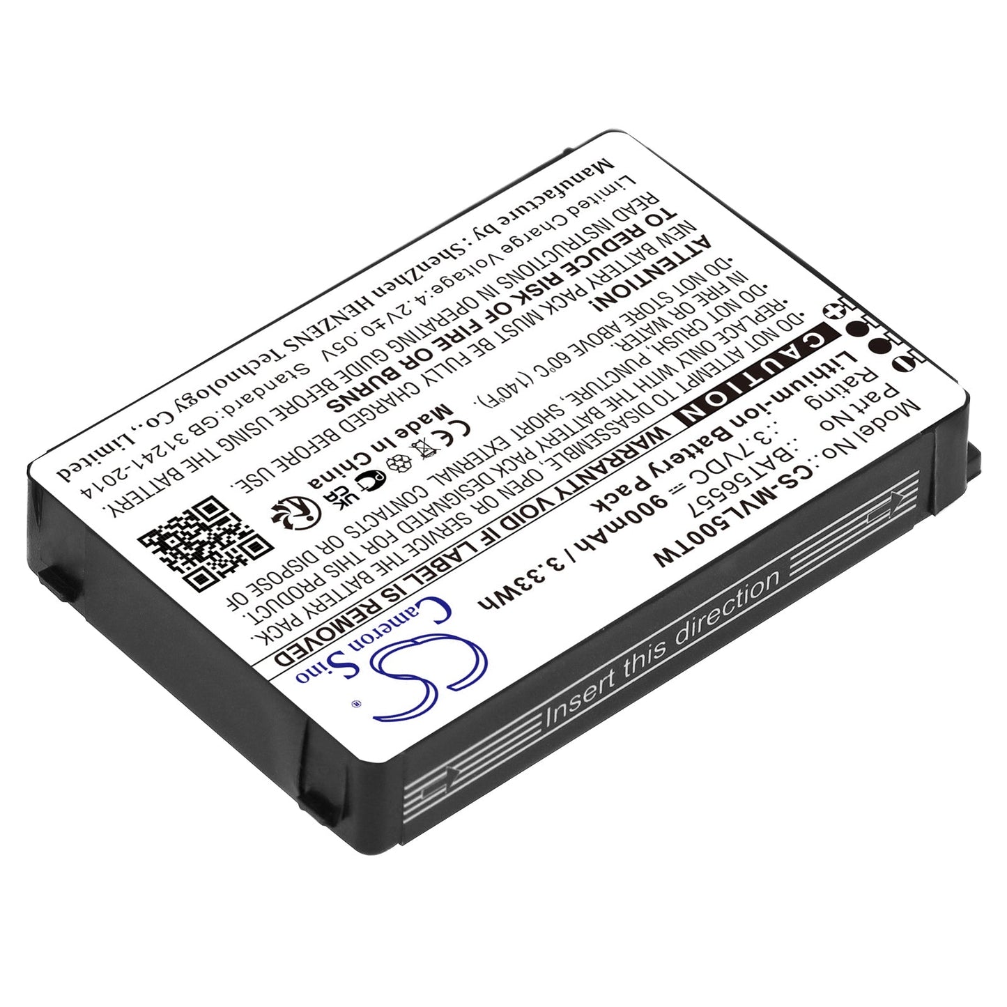 Replacement Battery for Motorola  CLS1000 – Two-Way Radio – 900mAh / 3.33Wh / 3.7V