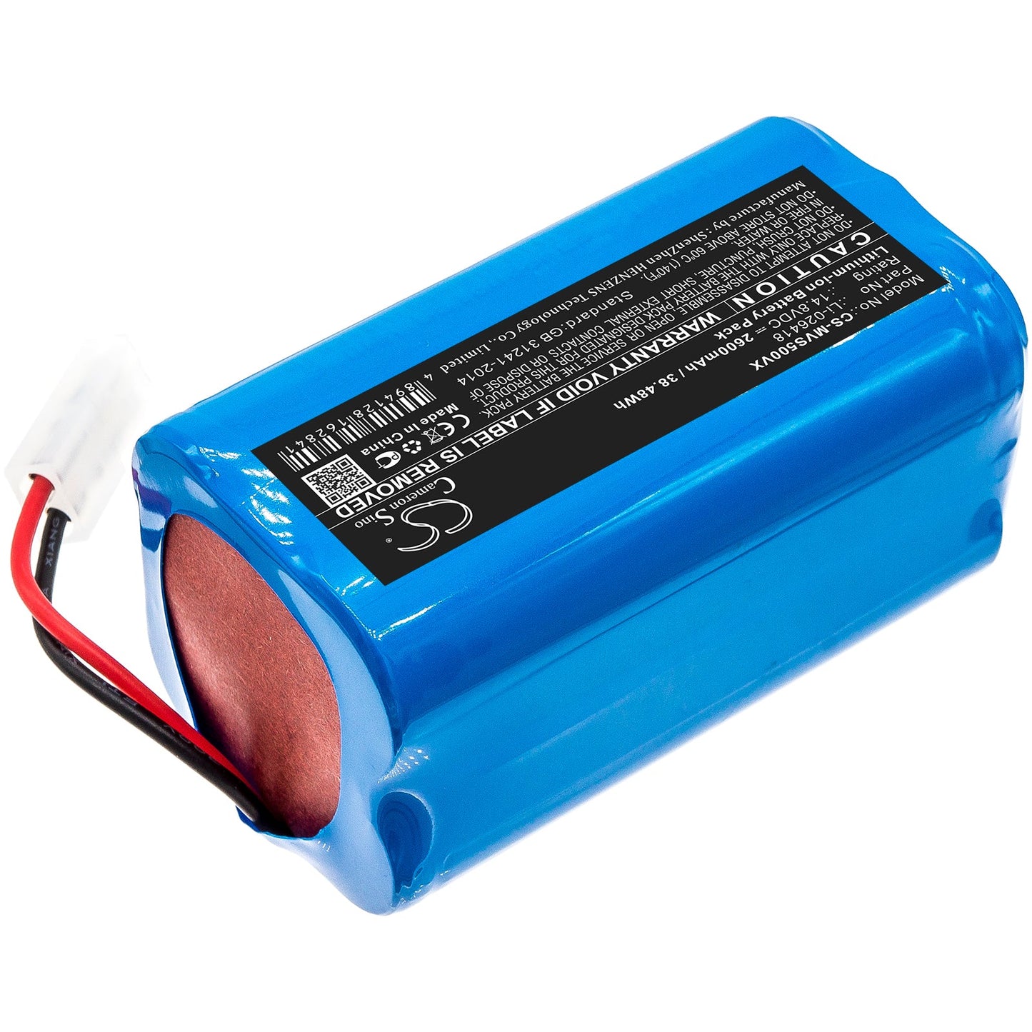 Replacement Battery for Xiaomi  G1 MI Robot – Vacuum – 2600mAh / 38.48Wh / 14.8V