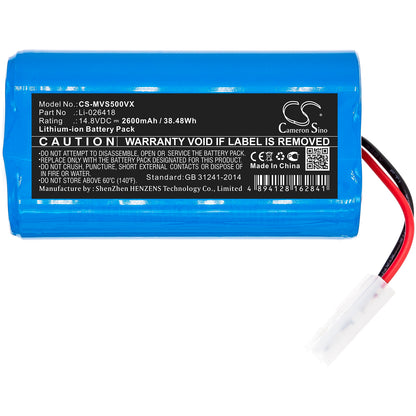 Replacement Battery for Xiaomi  G1 MI Robot, MI-G1 Vacuum – 2600mAh / 38.48Wh