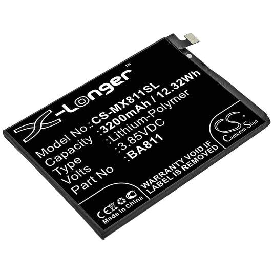 Replacement Battery for Meilan | MeiZu 6T – Mobile, SmartPhone – 3200mAh / 3.85V