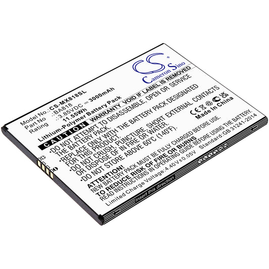 Replacement Battery for MeiZu C9 – Mobile, SmartPhone – 3000mAh / 3.85V