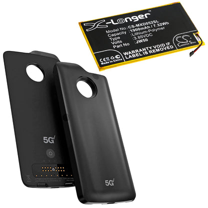 Replacement Battery for Motorola Moto Module 5G – Mobile, SmartPhone – 1900mAh / 3.85V