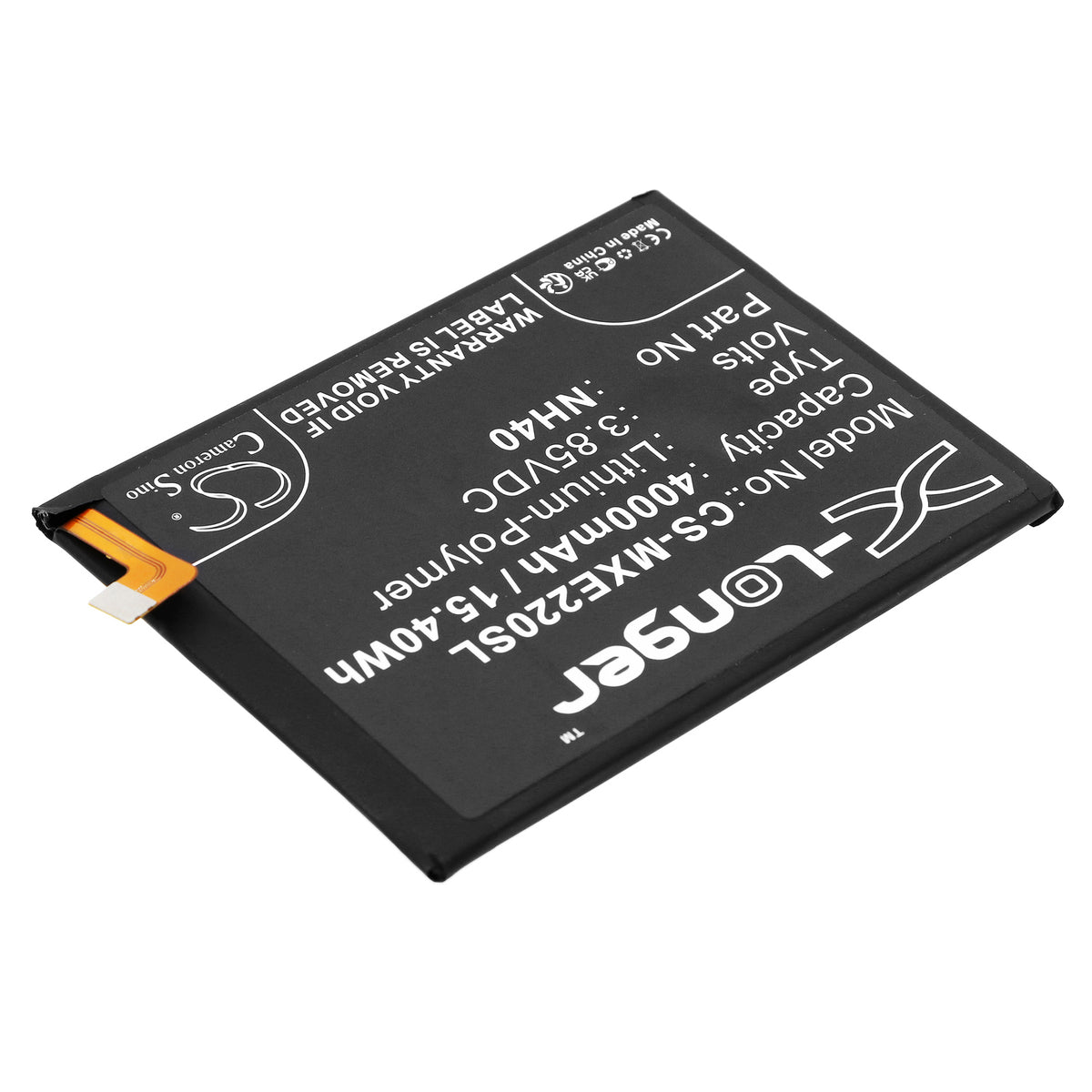 Replacement Battery for Motorola Moto E22 – Mobile, SmartPhone – 4000mAh / 3.85V